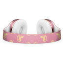 Micro Golden Pony Over Pink Full-Body Skin Kit for the Beats by Dre Solo 3 Wireless Headphones