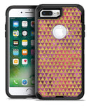 Micro Golden Triangles Over Pink Fumes - iPhone 7 Plus/8 Plus OtterBox Case & Skin Kits