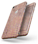 Micro Golden Triangles Over Pink Fumes - Skin-kit for the iPhone 8 or 8 Plus