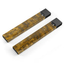 Micro Golden Watercolor Fibers V1 - Premium Decal Protective Skin-Wrap Sticker compatible with the Juul Labs vaping device