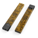 Micro Golden Watercolor Fibers V1 - Premium Decal Protective Skin-Wrap Sticker compatible with the Juul Labs vaping device