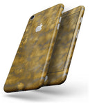 Micro Golden Watercolor Fibers V1 - Skin-kit for the iPhone 8 or 8 Plus