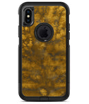 Micro Golden Watercolor Fibers V1 - iPhone X OtterBox Case & Skin Kits