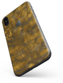 Micro Golden Watercolor Fibers V1 - iPhone X Skin-Kit