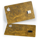 Micro Golden Watercolor Stains - Premium Protective Decal Skin-Kit for the Apple Credit Card
