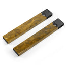 Micro Golden Watercolor Stains - Premium Decal Protective Skin-Wrap Sticker compatible with the Juul Labs vaping device