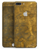 Micro Golden Watercolor Stains - Skin-kit for the iPhone 8 or 8 Plus