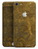 Micro Golden Watercolor Stains - Skin-kit for the iPhone 8 or 8 Plus