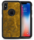Micro Golden Watercolor Stains - iPhone X OtterBox Case & Skin Kits