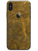 Micro Golden Watercolor Stains - iPhone X Skin-Kit