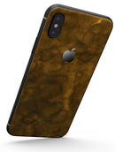 Micro Golden Watercolor Stains - iPhone X Skin-Kit