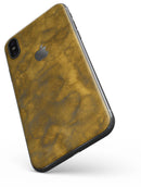Micro Golden Watercolor Stains - iPhone X Skin-Kit