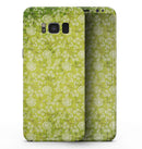 Micro Green Rose Pattern - Samsung Galaxy S8 Full-Body Skin Kit