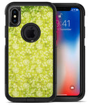 Micro Green Rose Pattern - iPhone X OtterBox Case & Skin Kits