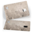 Micro Grunge Mustaches - Premium Protective Decal Skin-Kit for the Apple Credit Card