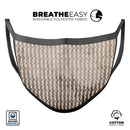Micro Grunge Mustaches - Made in USA Mouth Cover Unisex Anti-Dust Cotton Blend Reusable & Washable Face Mask with Adjustable Sizing for Adult or Child