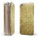 Micro Grungy Mustard Pattern iPhone 6/6s or 6/6s Plus 2-Piece Hybrid INK-Fuzed Case