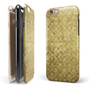 Micro Grungy Mustard Pattern iPhone 6/6s or 6/6s Plus 2-Piece Hybrid INK-Fuzed Case