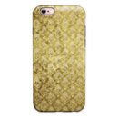 Micro Grungy Mustard Pattern iPhone 6/6s or 6/6s Plus 2-Piece Hybrid INK-Fuzed Case