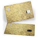 Micro Grungy Mustard Pattern - Premium Protective Decal Skin-Kit for the Apple Credit Card