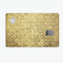 Micro Grungy Mustard Pattern - Premium Protective Decal Skin-Kit for the Apple Credit Card