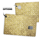 Micro Grungy Mustard Pattern - Premium Protective Decal Skin-Kit for the Apple Credit Card