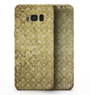 Micro Grungy Mustard Pattern - Samsung Galaxy S8 Full-Body Skin Kit