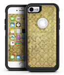 Micro Grungy Mustard Pattern - iPhone 7 or 7 Plus Commuter Case Skin Kit