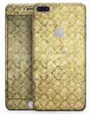 Micro Grungy Mustard Pattern - Skin-kit for the iPhone 8 or 8 Plus