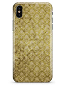 Micro Grungy Mustard Pattern - iPhone X Clipit Case
