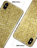 Micro Grungy Mustard Pattern - iPhone X Clipit Case
