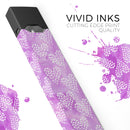 Micro Hearts Over Purple adn Piink Grunge Surface - Premium Decal Protective Skin-Wrap Sticker compatible with the Juul Labs vaping device