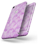 Micro Hearts Over Purple adn Piink Grunge Surface - Skin-kit for the iPhone 8 or 8 Plus