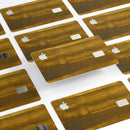 Micro Honey Wheat Fields - Premium Protective Decal Skin-Kit for the Apple Credit Card