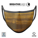 Micro Honey Wheat Fields - Made in USA Mouth Cover Unisex Anti-Dust Cotton Blend Reusable & Washable Face Mask with Adjustable Sizing for Adult or Child