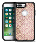Micro Maroon and Faded Yellow Rococo Pattern - iPhone 7 Plus/8 Plus OtterBox Case & Skin Kits