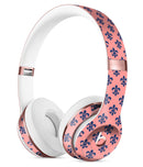 Micro Navy Crowns Over Coral Full-Body Skin Kit for the Beats by Dre Solo 3 Wireless Headphones