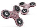 Micro Navy Crowns Over Coral Full-Body Fidget Spinner Skin-Kit