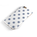 Micro Nay Ship Wheels Over White iPhone 6/6s or 6/6s Plus 2-Piece Hybrid INK-Fuzed Case