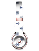 Micro Nay Ship Wheels Over White Full-Body Skin Kit for the Beats by Dre Solo 3 Wireless Headphones