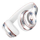 Micro Nay Ship Wheels Over White Full-Body Skin Kit for the Beats by Dre Solo 3 Wireless Headphones