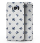 Micro Nay Ship Wheels Over White - Samsung Galaxy S8 Full-Body Skin Kit