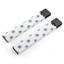 Micro Nay Ship Wheels Over White - Premium Decal Protective Skin-Wrap Sticker compatible with the Juul Labs vaping device
