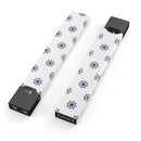 Micro Nay Ship Wheels Over White - Premium Decal Protective Skin-Wrap Sticker compatible with the Juul Labs vaping device