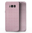 Micro Pink Hearts Over Pale Pink - Samsung Galaxy S8 Full-Body Skin Kit