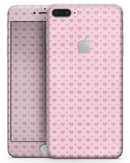 Micro Pink Hearts Over Pale Pink - Skin-kit for the iPhone 8 or 8 Plus