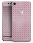 Micro Pink Hearts Over Pale Pink - Skin-kit for the iPhone 8 or 8 Plus
