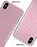 Micro Pink Hearts Over Pale Pink - iPhone X Clipit Case
