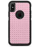 Micro Pink Hearts Over Pale Pink - iPhone X OtterBox Case & Skin Kits