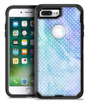 Micro Polka Dots Over Blue Watercolor Surface - iPhone 7 Plus/8 Plus OtterBox Case & Skin Kits